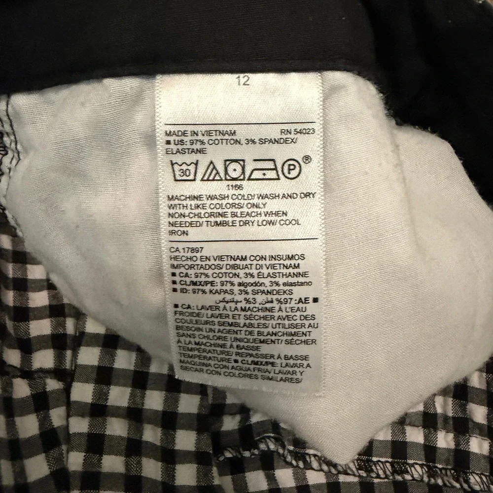 Old Navy measurements waist
